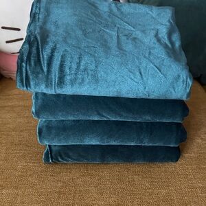 Teal Velvet Curtains